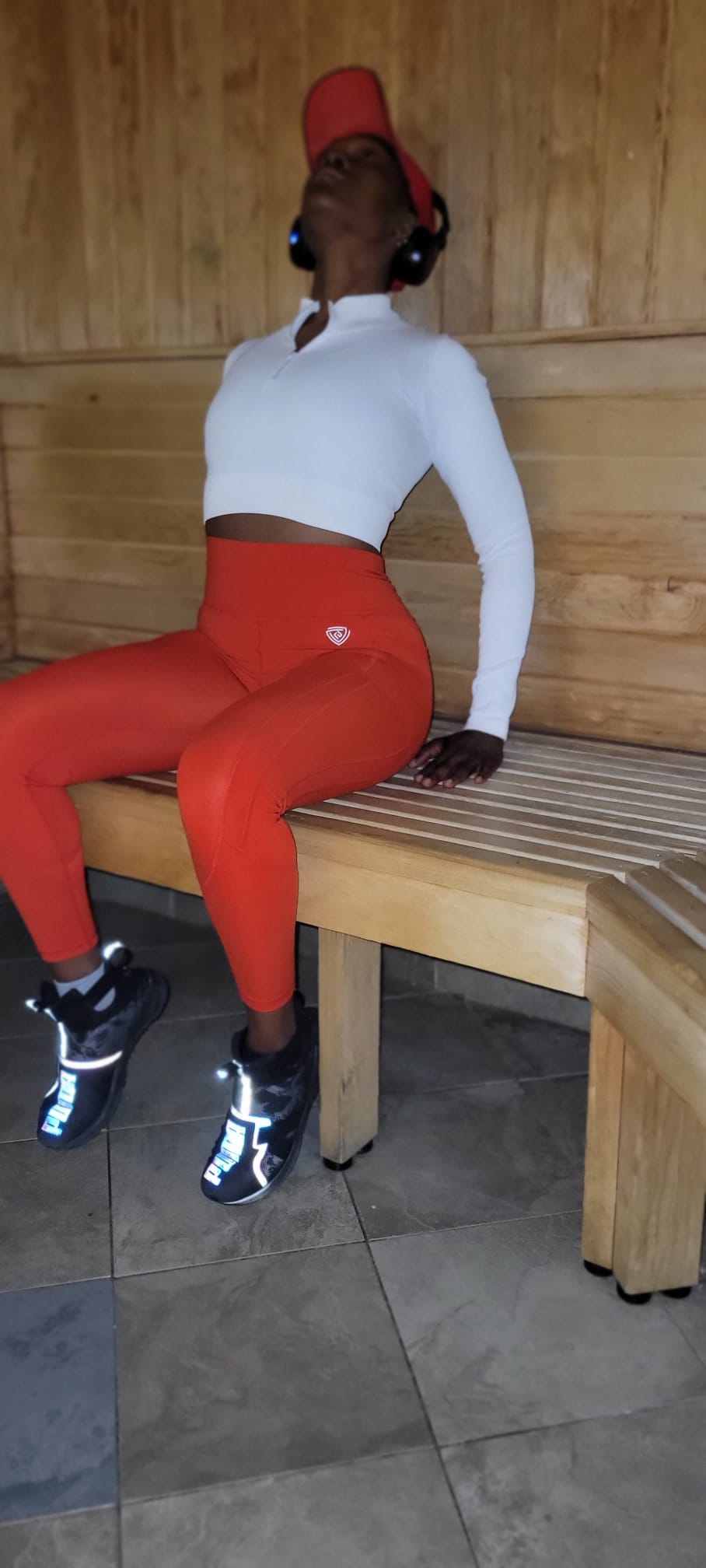 Elita red Leggings