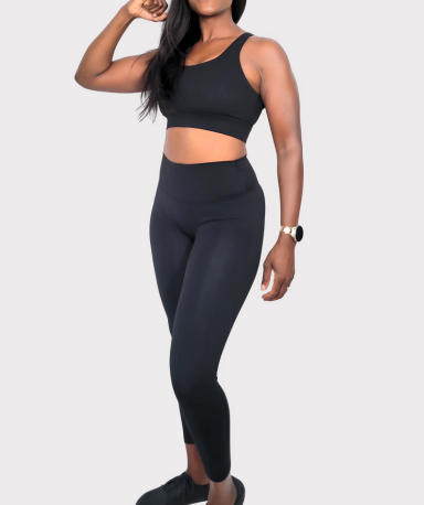 Elita Black Gym/Yoga Suit