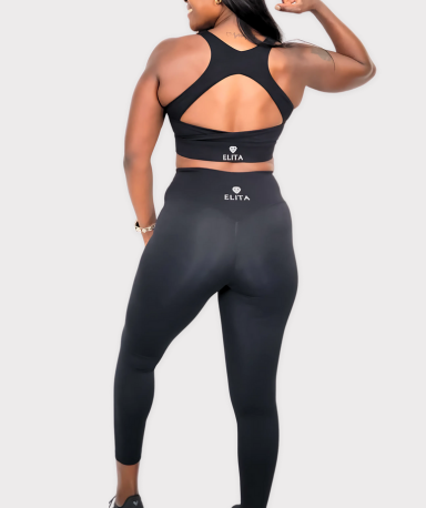 Elita Black Gym/Yoga Suit