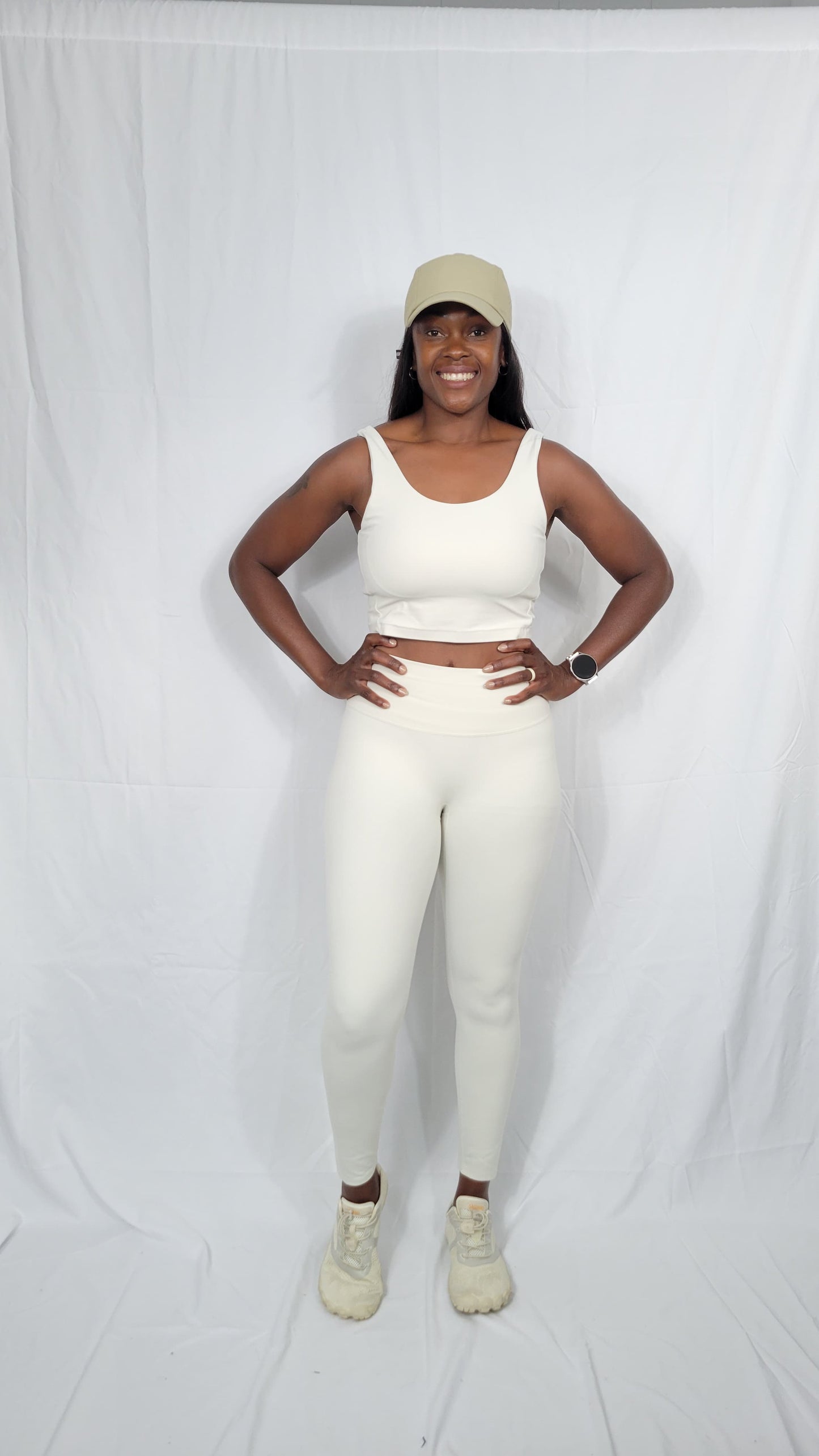Cream Color Yoga/Gym Set