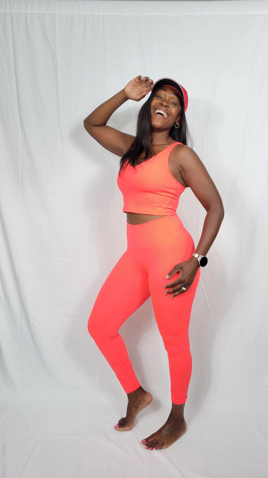 Bright Pink Gym/Yoga Set