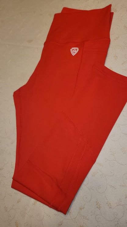 Elita red Leggings