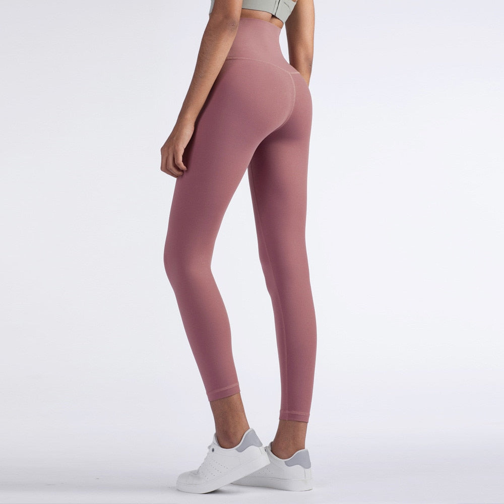 Chic Seamless Yoga Womens Leggings With Pockets With Pocket For Women High  Waist, Hip Lifting, Tight Elastic Fit, Gym Workwear From Kang07, $9.48